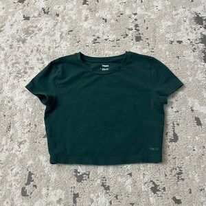 TNA Cropped Green T-Shirt Size Small